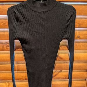 Pink Rose Turtleneck Sweater